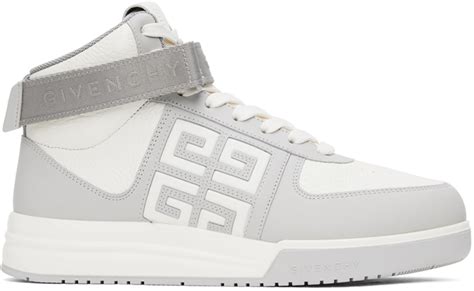 givenchy sneakers in matte leather|givenchy white and grey sneakers.